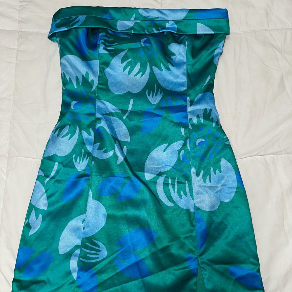 RUNAWAY THE LABEL STRAPLESS DRESS